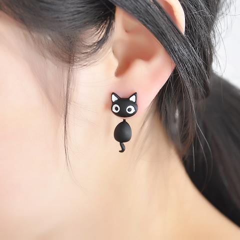 Black Cat Earrings (1 PCS)